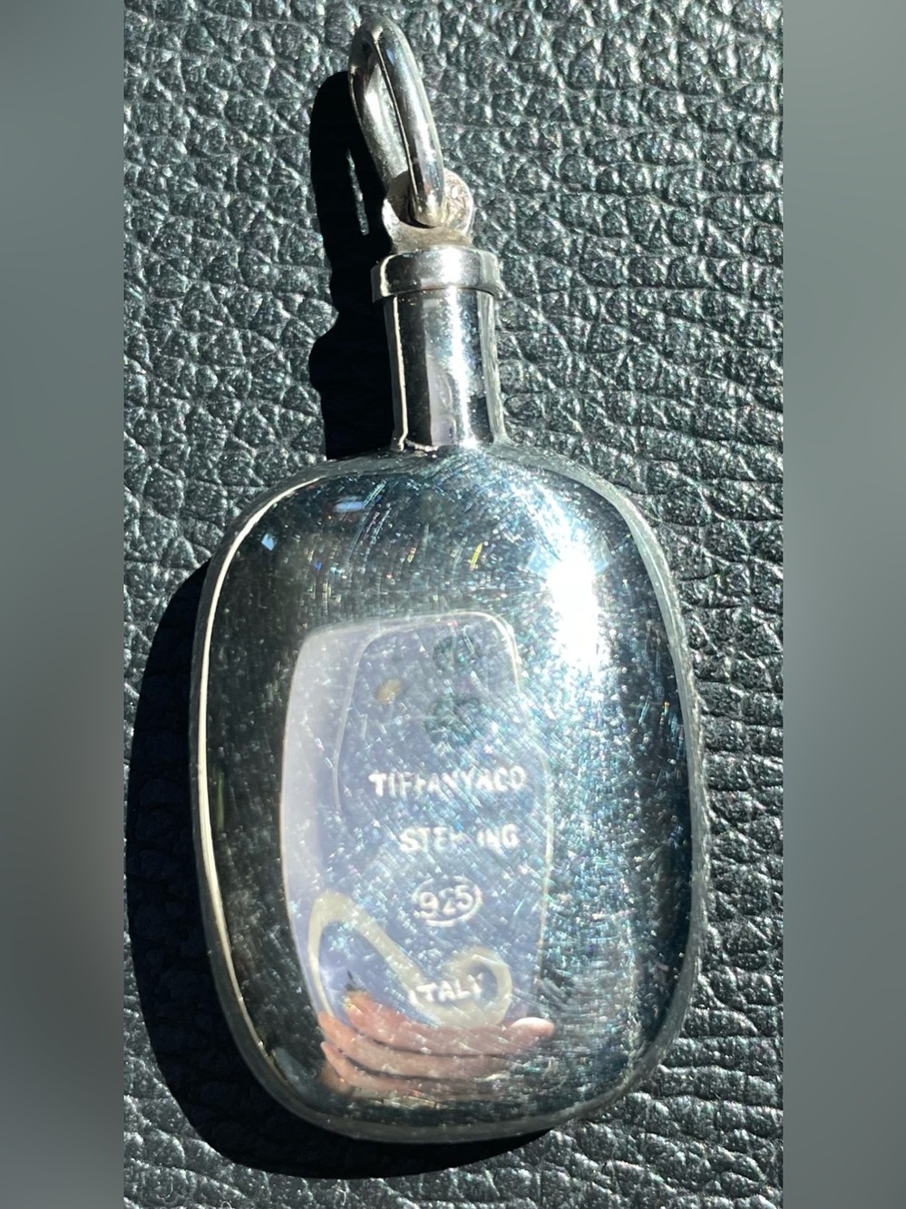 Tiffany & Co. Elsa Peretti Sterling Silver Bottle Pendant - Mini Flask Style
